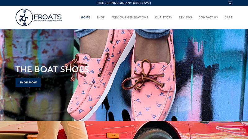 FROATS: Casual Leather Boat Shoes For Men; FROATS: Casual Leather Boat Shoes For Men