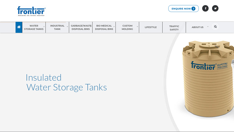 Water Tanks | Water Tanks Manufacturers | Water Storage Containers - Frontier Polymers