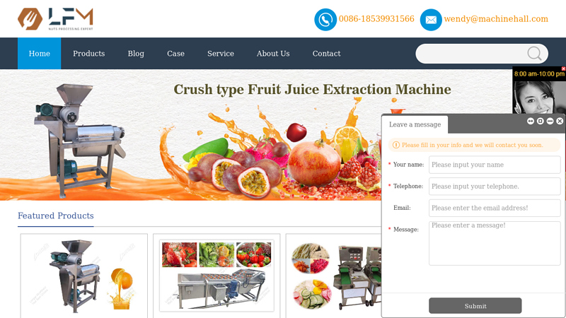 Longer Manufacturer for Fruit and Vegetable Machines