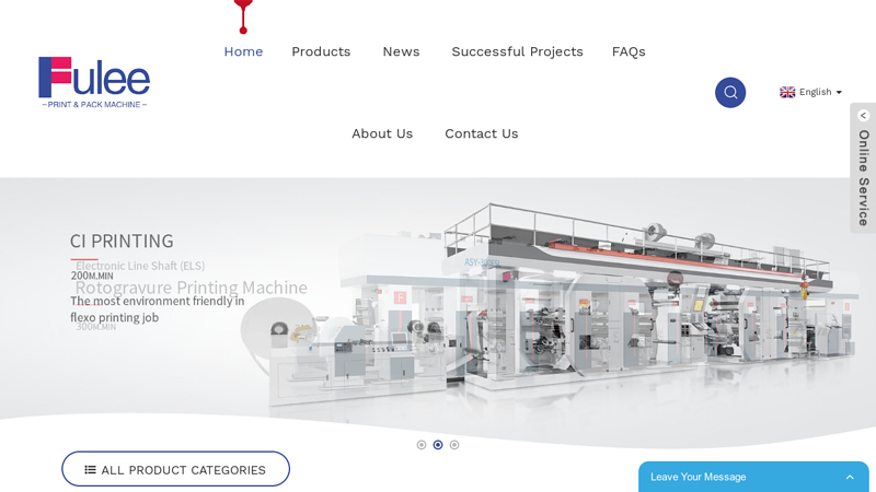 Slit Machine, Paper Cup Making Machine, Flexo Machine - Fulee Machinery