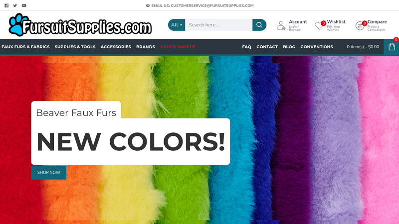 FursuitSupplies.com | Faux Fur Fabric by the Yard and More!