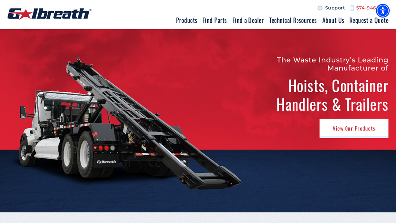 Hoist, Container Handler & Trailer Manufacturer | Galbreath