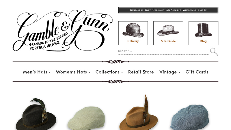 Gamble and Gunn  British Bespoke Hat and Cap Designer and Retailer