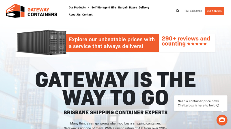 Buy Shipping Containers For Sale & Hire - Gateway Containers