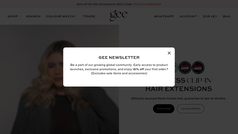 Best Clip In Hair Extensions UK | gee? C Gee