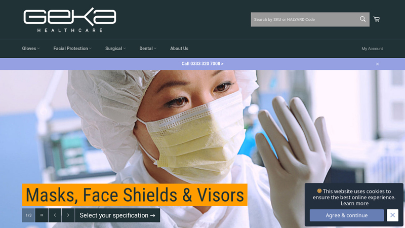 Healthcare Supplies - Gloves, Masks & Surgical Items | Geka C GekaHealthcare
