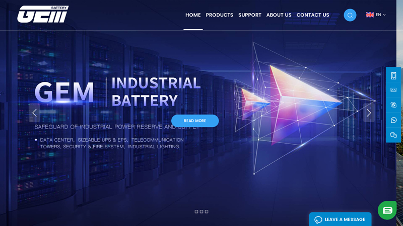 GEM Battery - Lead Acid Battery,Sealed Lead Acid Battery,12V Vrla Battery