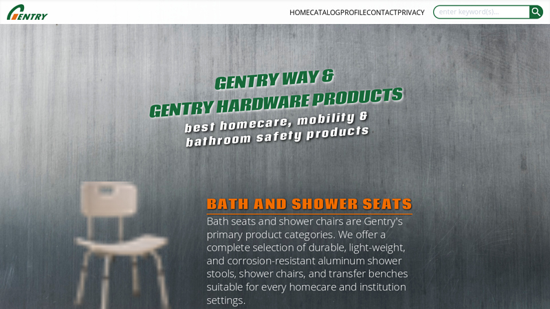 Best Homecare, Mobility-Aid, and Bathroom Safety Products | Gentry Way & Gentry Hardware