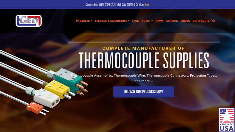 Thermocouple Wire Manufacturer | Thermocouple Supplier & Supplies