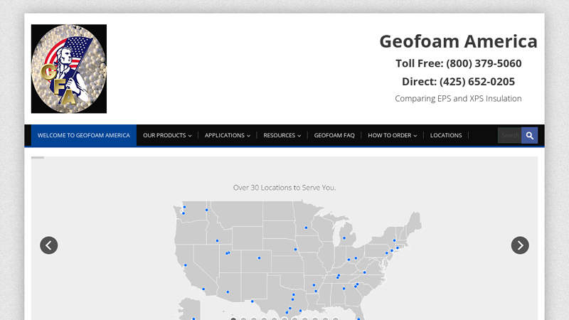 GeoFoam America, buy made-to-order foam blocks and EPS foam