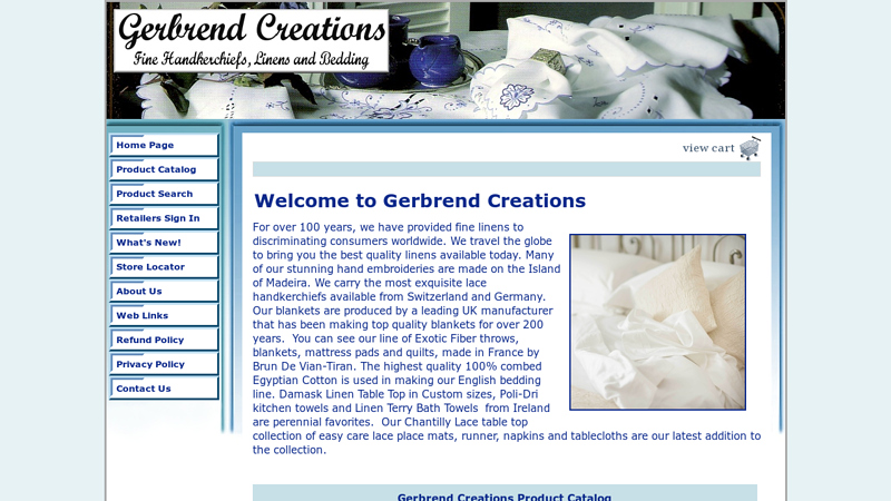 Gerbrend Creations | Ladies Handkerchiefs, Towels, Blankets, Hand embroidered Madeira linens, Melbourne, FL