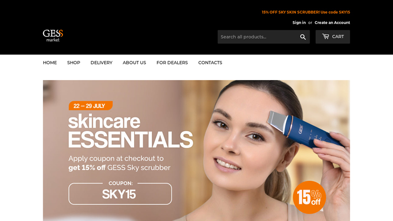 Home appliances, Skin care devices, Body massagers - GESSMARKET.COM C Gessmarket; Gessmarket