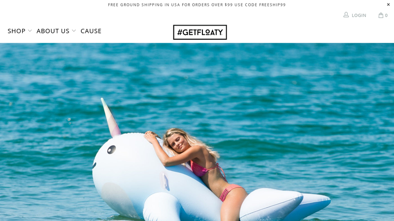 #GETFLOATY | Giant Inflatable Pool Toys | Luxury Pool FLOATY
