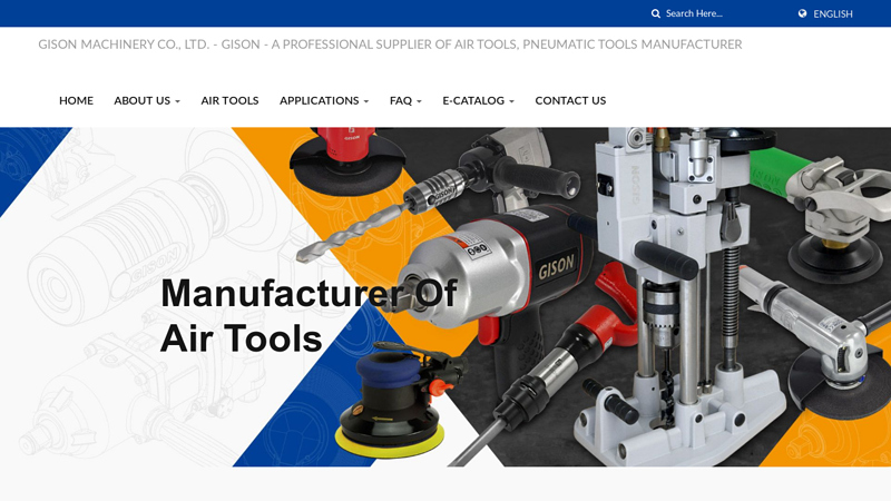 Handheld Air Tools & Pneumatic Tools For 47 Years In TAIWAN | GISON