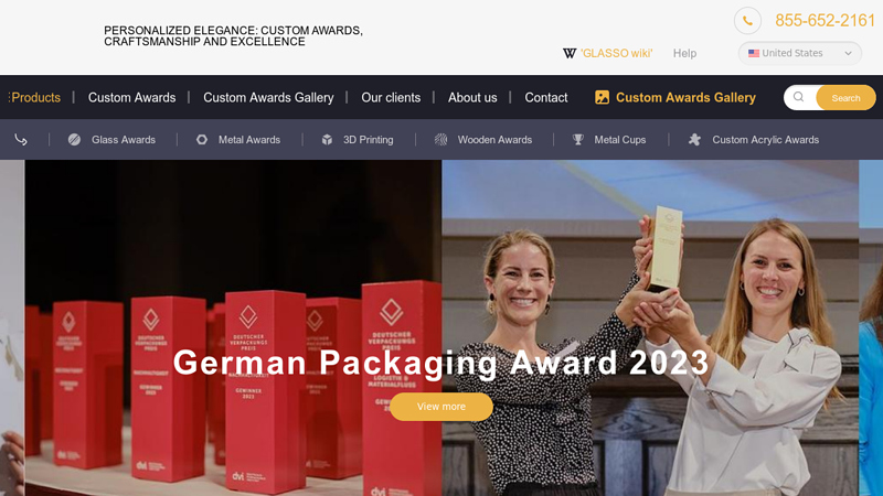 Home Page | Glasso Group Award Manufacturer