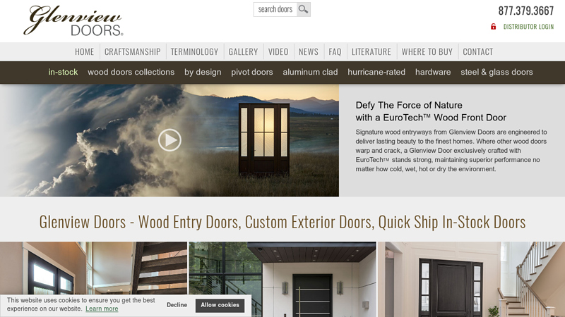 Front Entry Wood Doors at Glenview Doors. Mahogany Doors, Stock and Custom
