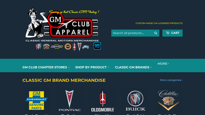 GM Apparel & Merchandise: Shirts, Hats, Mugs, & Jacket | GMClubApparel C GMClubapparel.com
