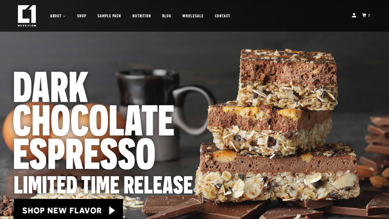 Tasty, Clean, High-Protein Nutrition Bars C Condition One Nutrition