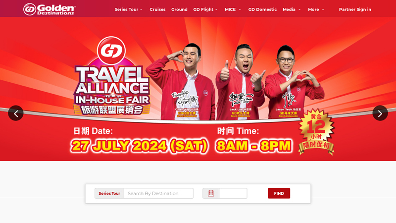 Golden Destinations - Malaysia Best Travel Alliance Travel Wholesaler
