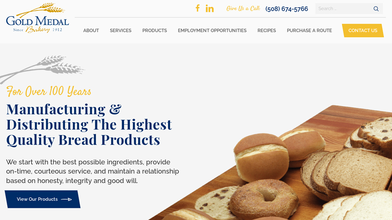 Quality Bread Manufacturer & Distributor | Gold Medal Bakery