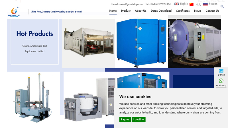 Environmental and Climatic Simulation Test Chamber, Materials Testing Industry,Industrial Oven,Mechanical Tester, Vibration System, Vacuum System,Formaldehyde and VOC Emission Test Chamber,Ultra Freezers & Chillers Manufacturer