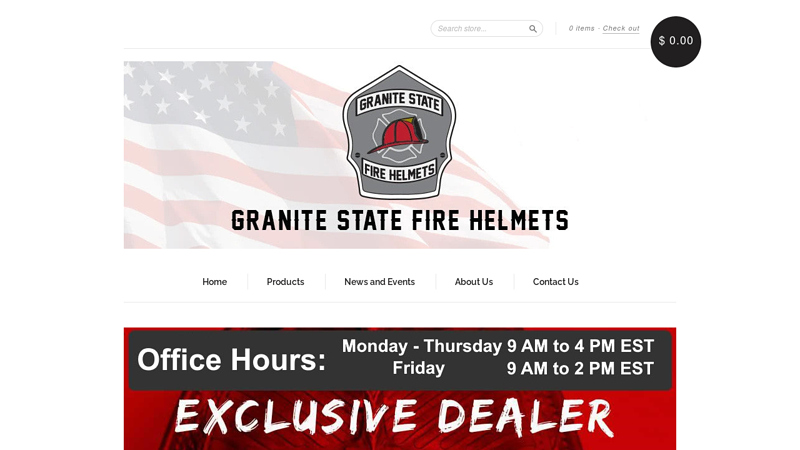 Granite State Fire Helmets - Phenix TL 2 stocking dealer