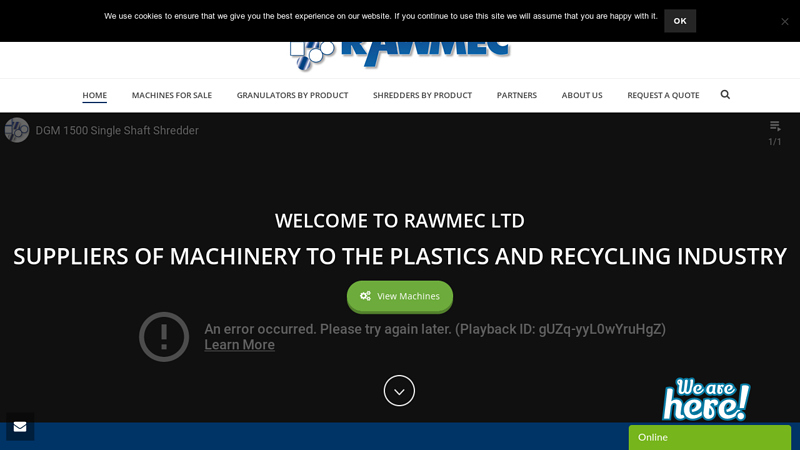 Granulators Shredders & Conveyours for Plastics & Recycling