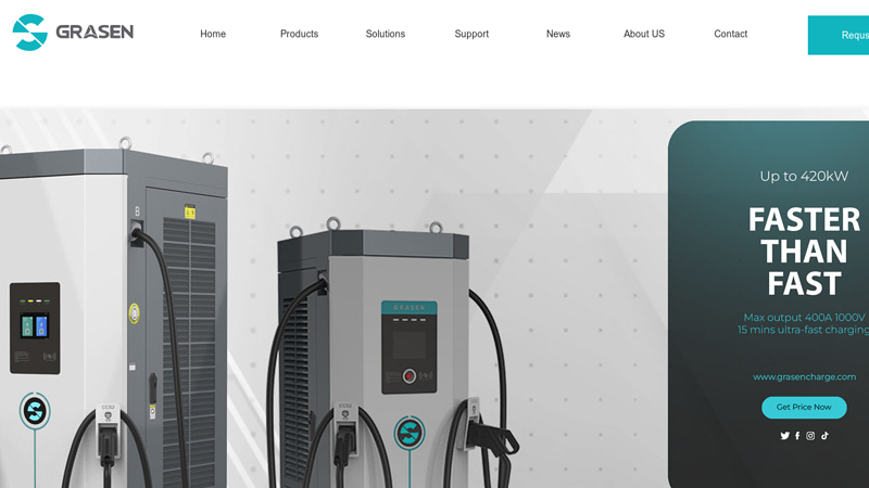 Grasen Power Technologies Co.Ltd | Perfect EV (Electrical Vehicle) Charging Station Solutions, Charging Point, DC Fast Chargers Supplier.
