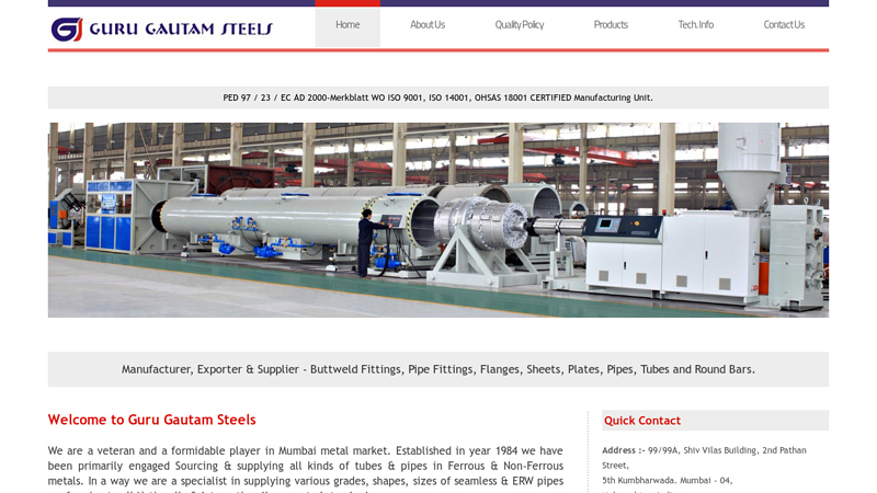 Manufacturer and Exporters of Flanges, Buttweld Fittings, Forged Fittings, Outlet Fittings