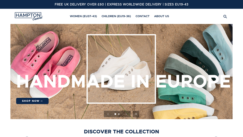 Hampton Canvas Footwear | OFFICIAL WEBSITE C HAMPTON CANVAS