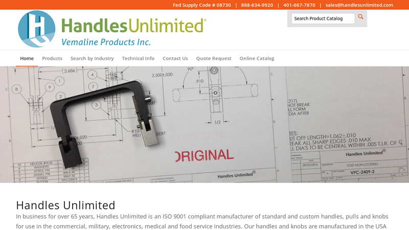 Handles Unlimited | Manufacturer of Standard & Custom Handles