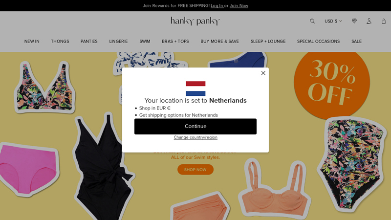 Thongs, Underwear, Lingerie & Sleepwear | Hanky Panky