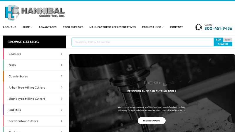 Hannibal Carbide Tool: Manufacturer of carbide tipped and solid carbide cutting tools | Hannibal Carbide Tool, Inc