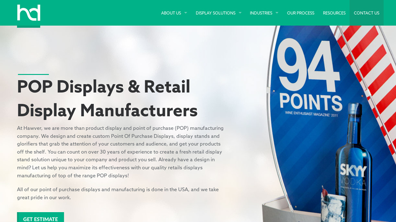 Custom Point of Purchase (POP) Displays for Retail | Hawver Display