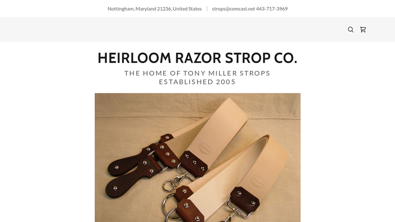 Heirloom Razor Strop Co. - Shaving, Straight Razor