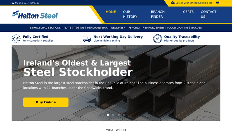 Shot Blasting & Priming | Steel Cutting | Steel Cut & Bend | Heiton Steel