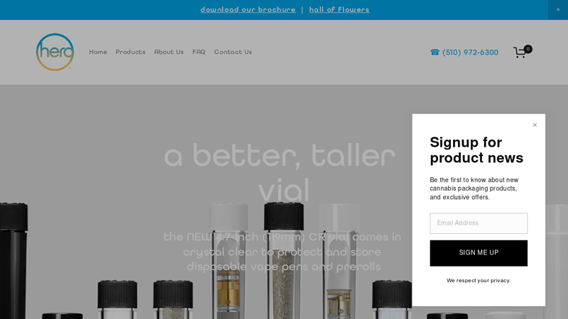 Hero Packaging - packaging all around cannabis