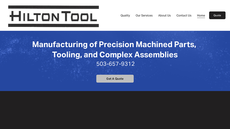 Hilton Tool - CNC Machine Shop & Contract Manufacturing