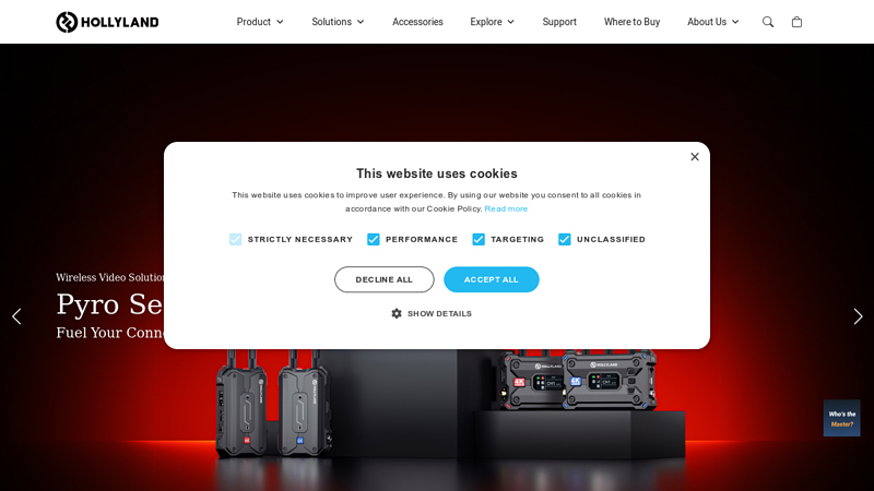 Hollyland - Wireless Video Transmitter, Intercom, Microphone