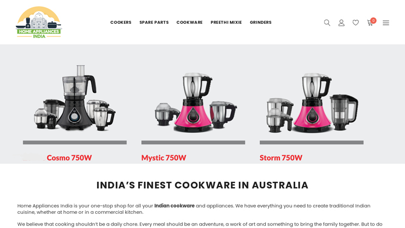 Indian Cooking Utensils | Cookware - Home Appliances India