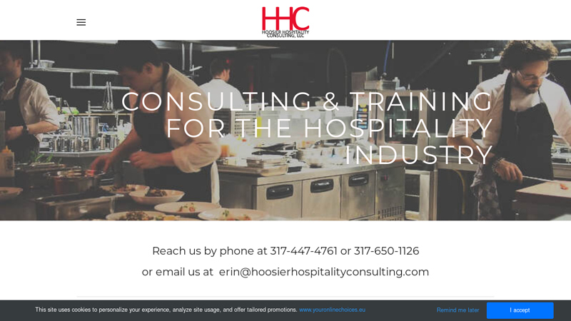 HOOSIER HOSPITALITY CONSULTING, LLC - Hoosier Hospitality Consulting, LLC