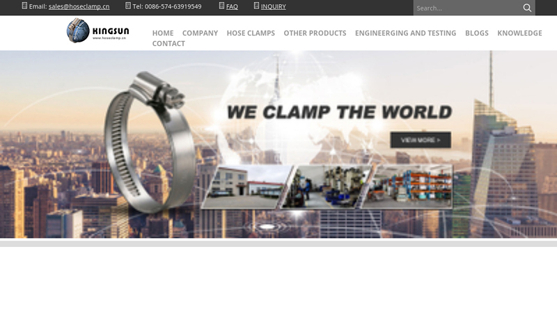 Hose Clamps Manufacturer | Kingsun Hose Clips