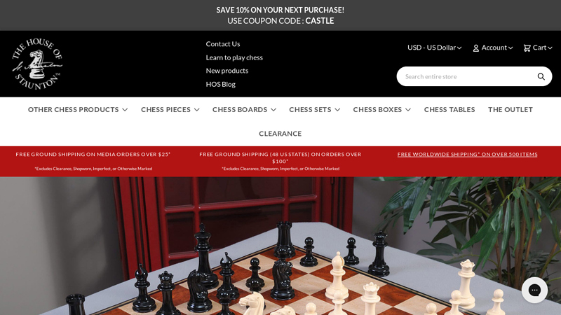 Chess Sets | Chess Boards | Chess Pieces | House Of Staunton