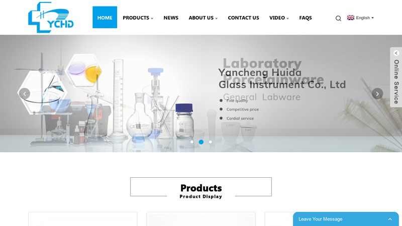 Laboratory Glass Condenser, Boat Ceramic, Steel Billet Tongs - Huida