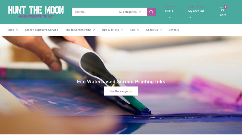 Screen Printing Supplies Shop