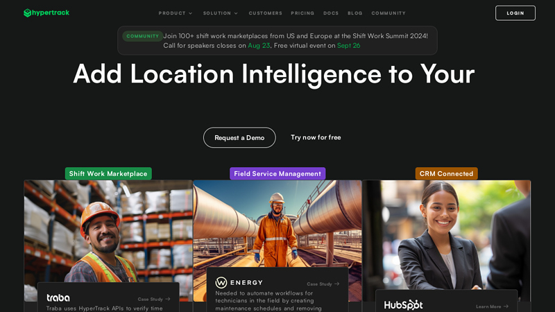 Add Location Intelligence to Your Shift Work Marketplace, Field Service Management and CRM