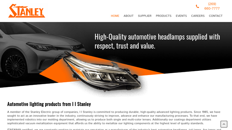 Automotive lighting products from I I Stanley | II Stanley