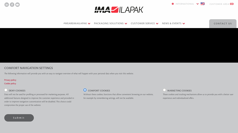 IMA Ilapak | IMA Ilapak - Packaging Machines, Horizontal flow wrappers and Vertical bagging machines, HFFS, VFFS , Weighers & Counting