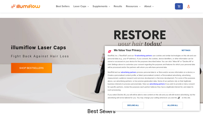 FDA-Cleared Laser Caps Regrow Hair in Men & Women C illumiflow