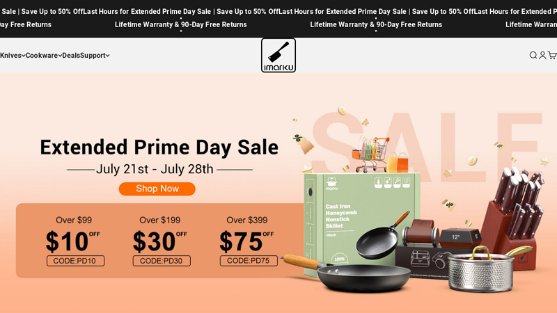 Professional-Quality Kitchen Knives, Cookware & More | IMARKU